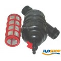HR In line Water Filter 50mm / 2" 60 - 150 Mesh Screen